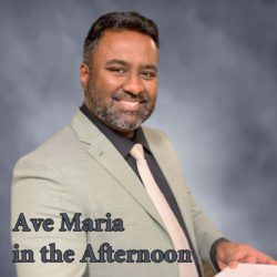 Dr. Marcus Peter’s Catholic talk radio program Ave Maria in the Afternoon airs daily from 4:00pm – 5:00pm. Marcus examines culture, Church, and current events through the lens of faith from the heart of the Church – to show how Jesus Christ is Lord over all facets of life. With engaging conversations with guests and opportunities for you to call-in with your questions, this is Catholic talk radio that helps you navigate the culture!